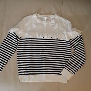 English Factory striped sweater, top, size M